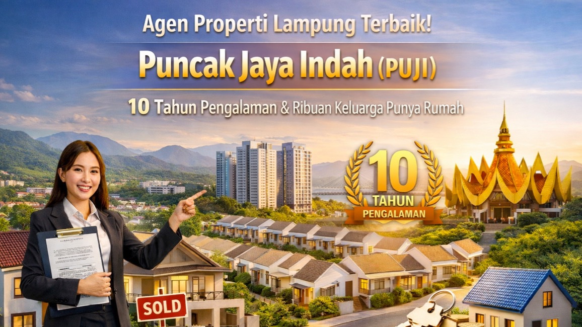 Agen Properti Lampung Terbaik: Puncak Jaya Indah (PUJI) 10 Tahun Pengalaman