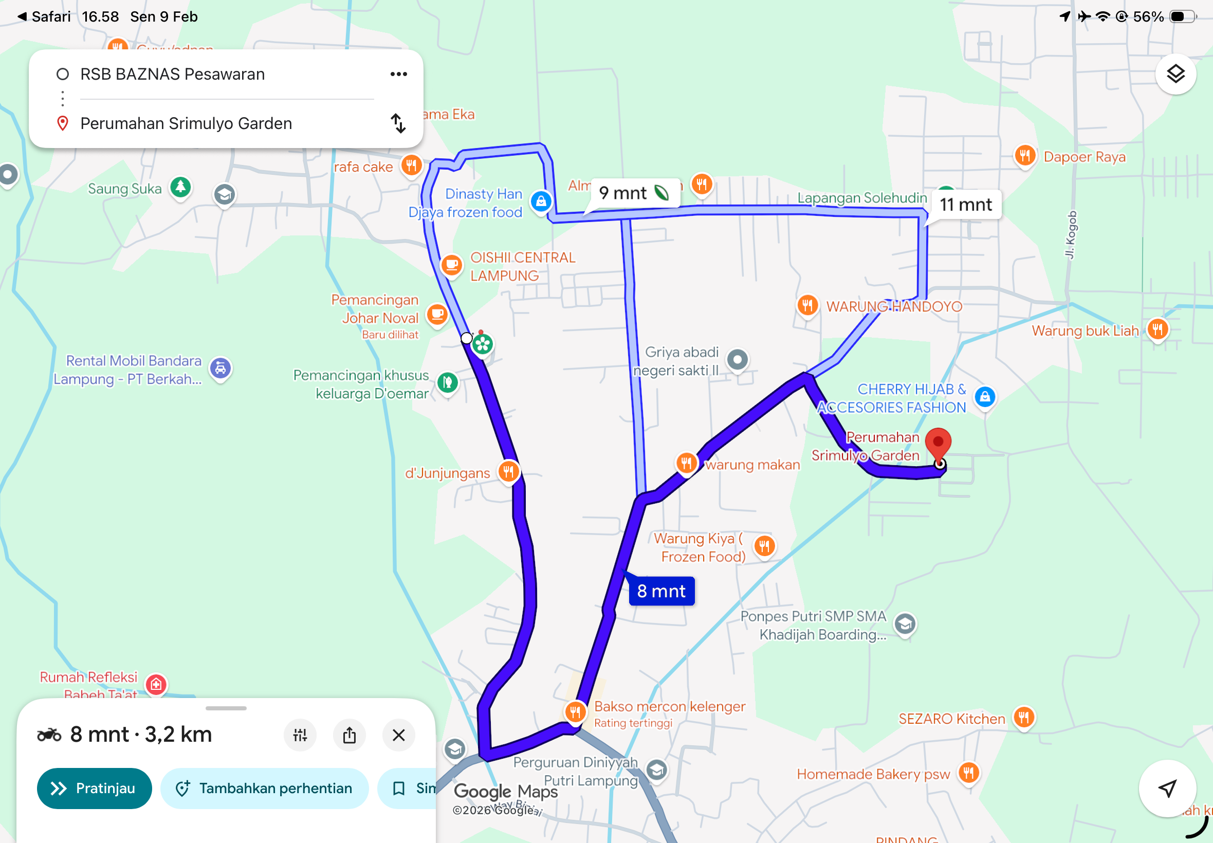 Rumah dijual di Negeri Katon Pesawaran: Srimulyo Permai dan Srimulyo Garden. Hunian dengan SHM aman, gratis kanopi, tower air, dan carport keramik. Tersedia promo DP gratis dengan cicilan 900 ribuan, berlokasi strategis dekat klinik, RS, dan akses ojek online.
