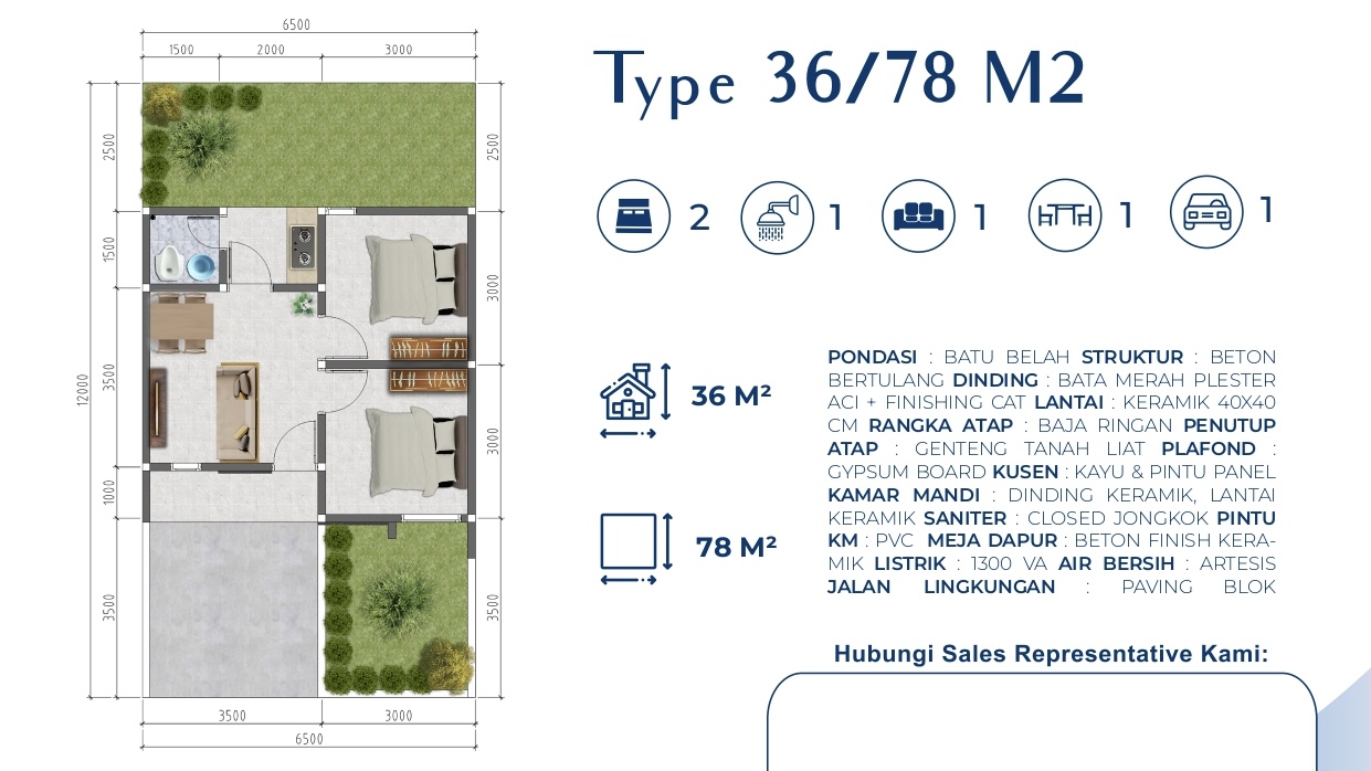 Tipe 36 Cari perumahan dekat ITERA Lampung? Rajamuda Residence Jati Agung tawarkan rumah subsidi & komersil TANPA DP (Rp 0). Lokasi strategis dekat Exit Tol. Hubungi PUJI!